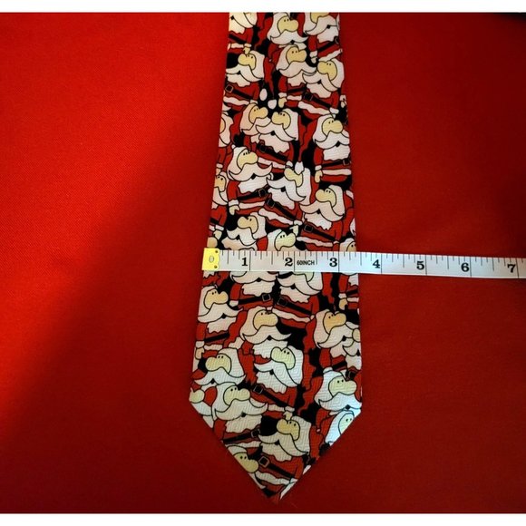 Keith Daniels Santa Claus Christmas Neck Tie - Picture 11 of 12